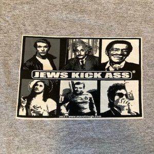 High Fidelity Sound Reproduction Products_Jews Kick Ass XL T-shirt_Used good